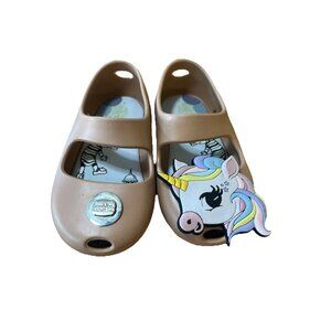 Baubles and Soles® Kaia Unicorn  cute Kawaii Interchangeable Shoes Flat 6 Blush